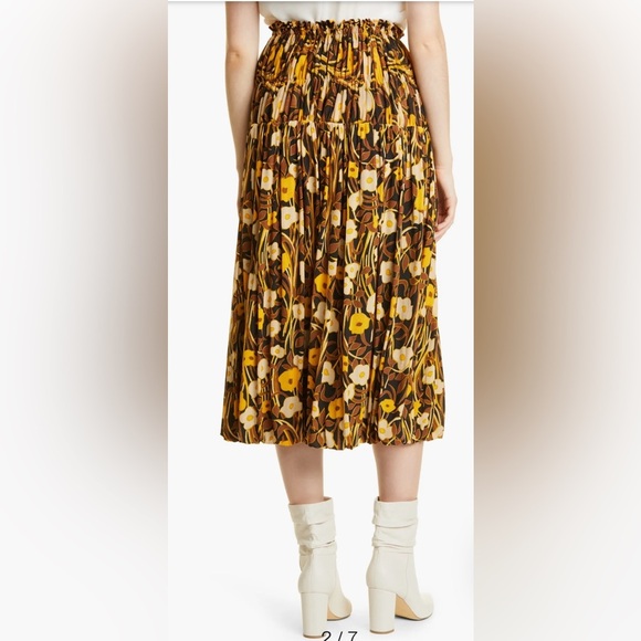 Rebecca Taylor Floral Tiered Mesh Skirt – Size Small - Picture 2 of 14